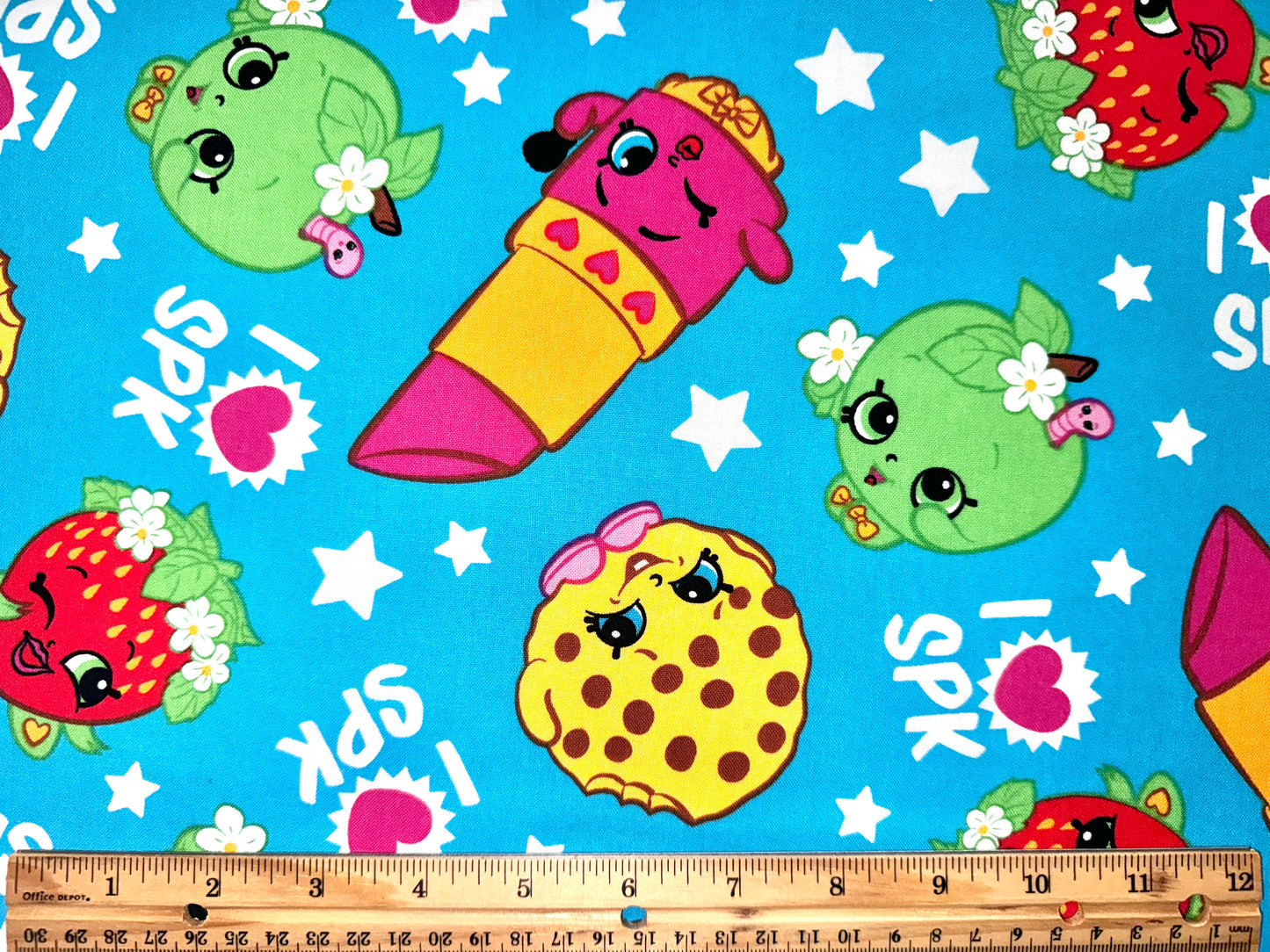 Shopkins Licensed Fabric by Springs Creative 2013 - Fat Quarter