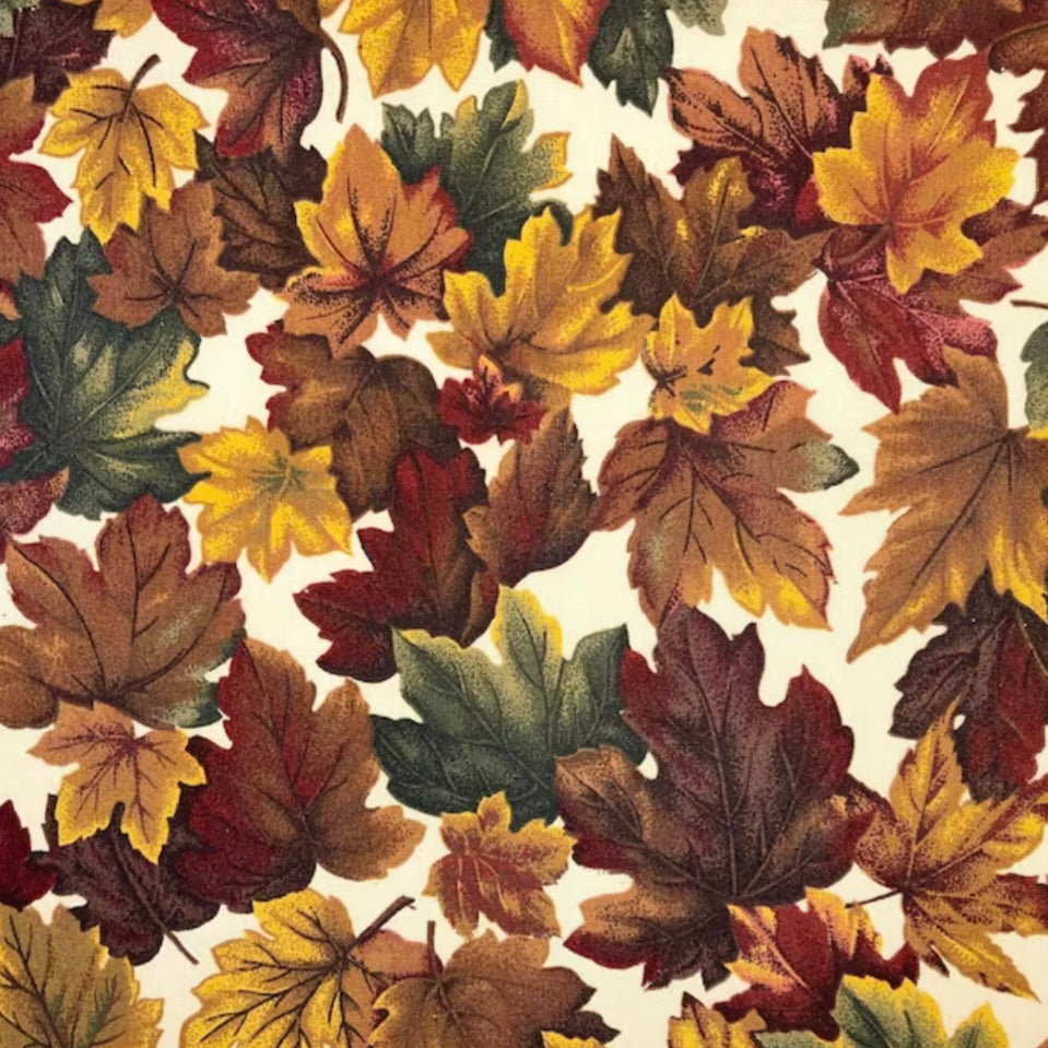 Autumn Leaves Fabric by VIP Cranston 2009, by the Fat Quarter