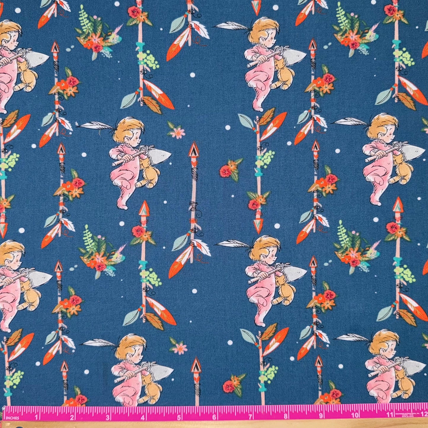 The Lost Boy March Fabric Peter Pan Licensed Disney Cotton