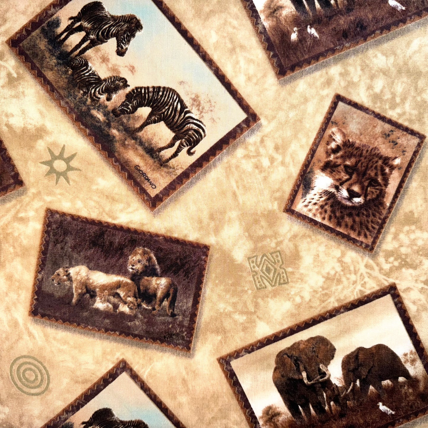 Safari Photo Fabric by Giordano Studios - Half Yard