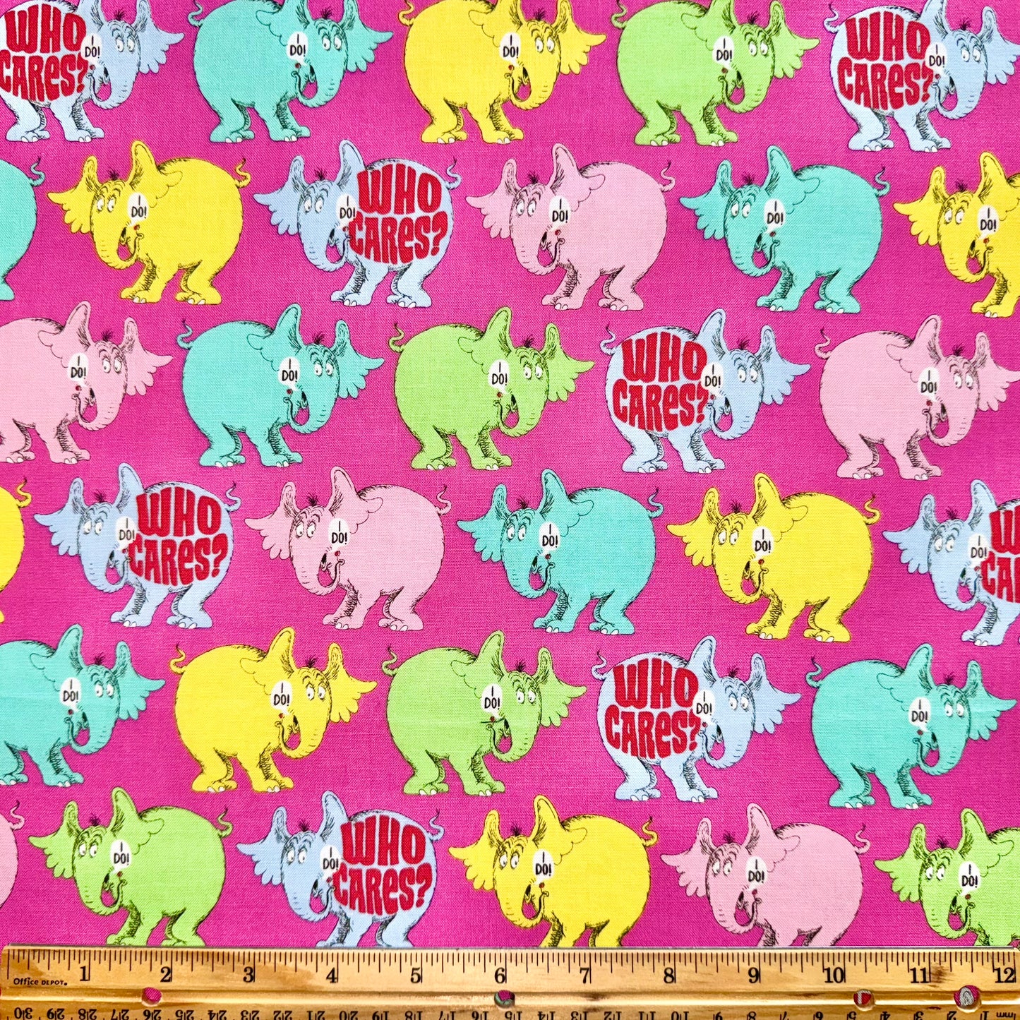 Horton Hears A Who Fabric Dr Seuss Fabric Who Cares Cotton Licensed Robert Kaufman