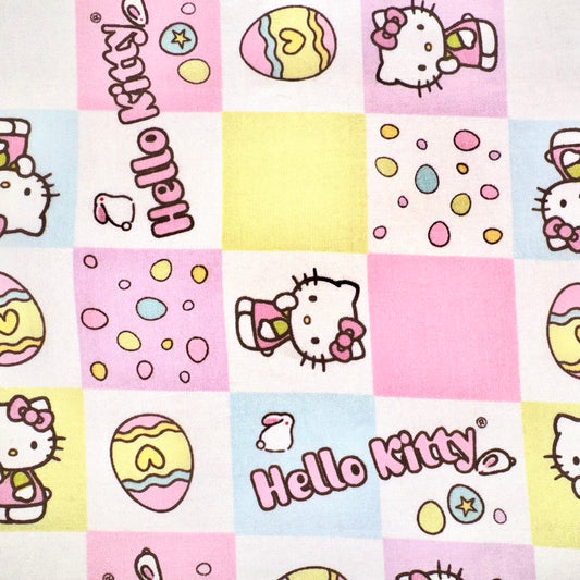 Rare Hello Kitty Easter Egg Licensed Fabric 2010 - Fat Quarter