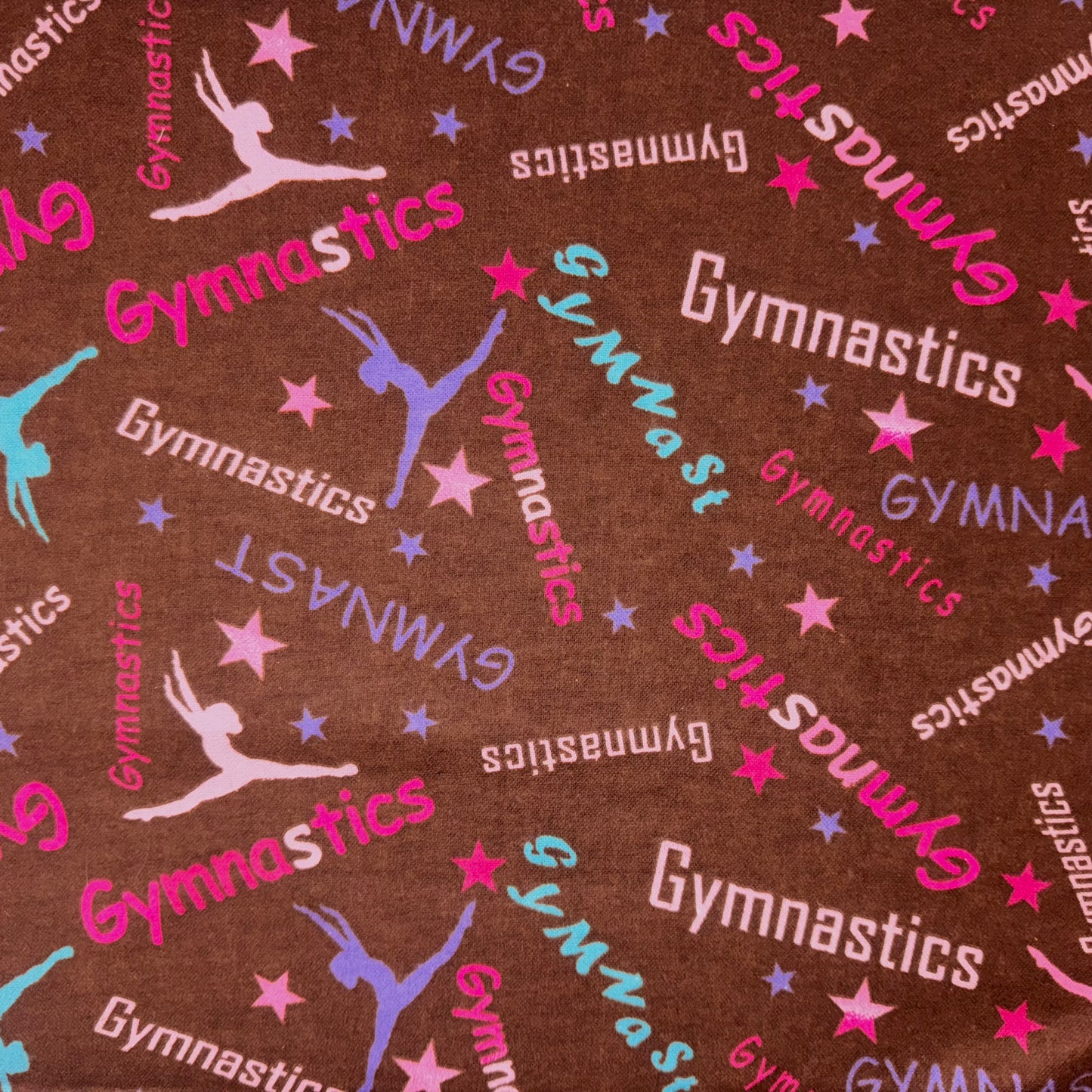 Gymnastics Flannel Fabric Half Yard