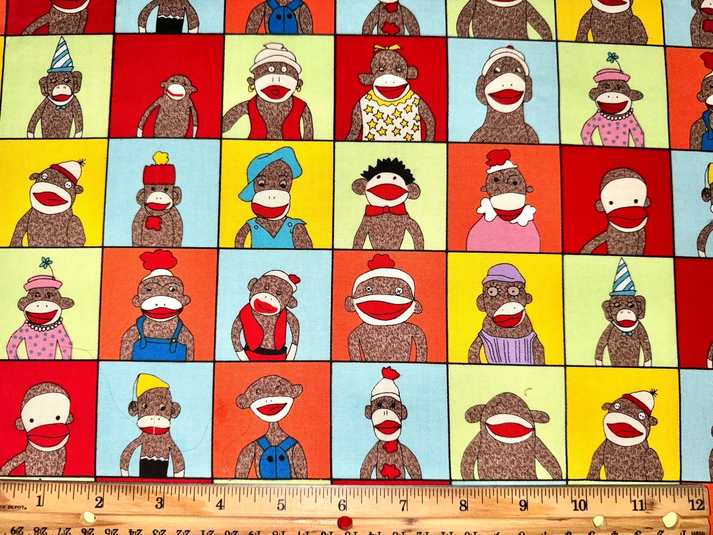 Funky Monkey Fabric Bu Erin Michael for Moda - Fat Quarter