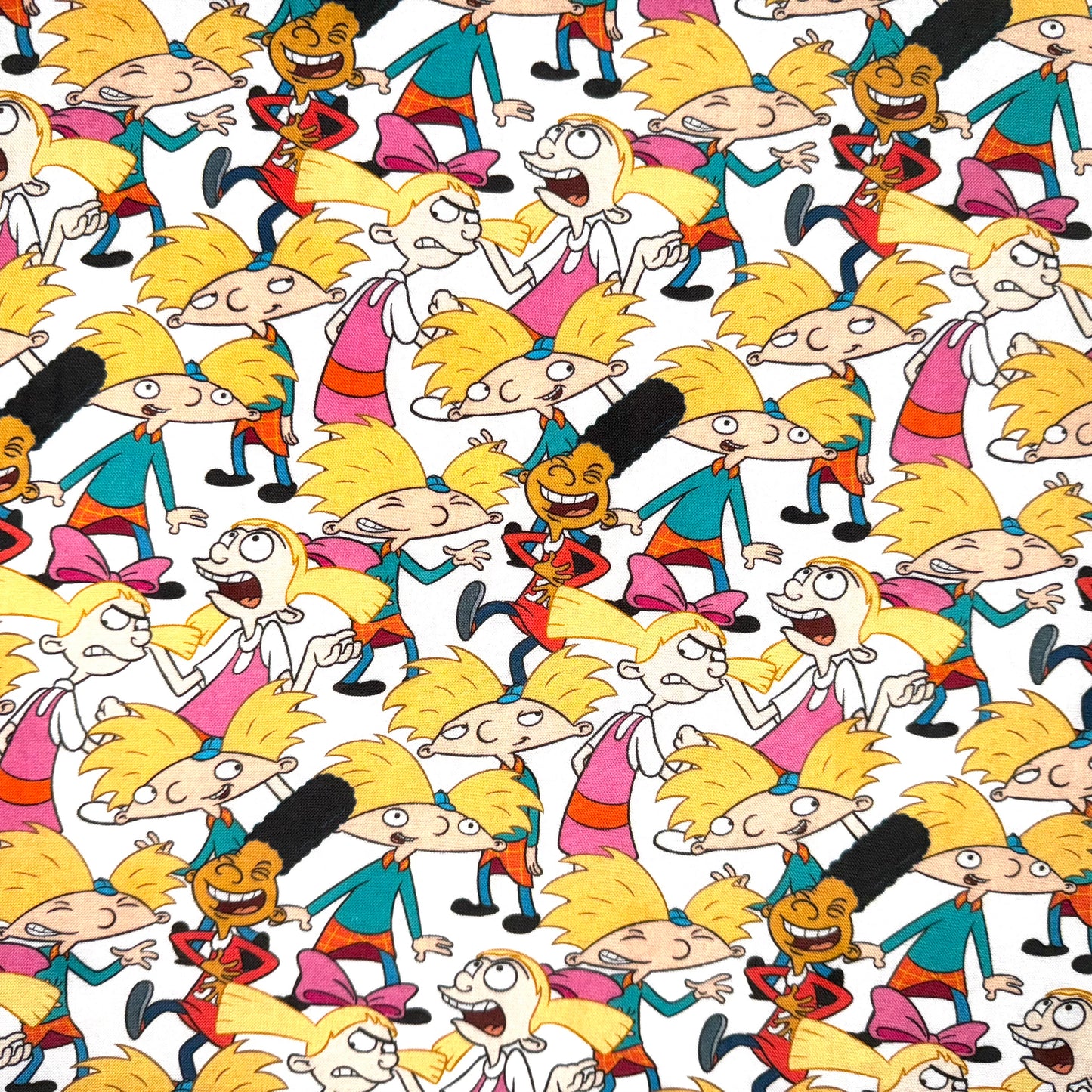 Hey Arnold Fabric, Packed Collage Cotton Licensed