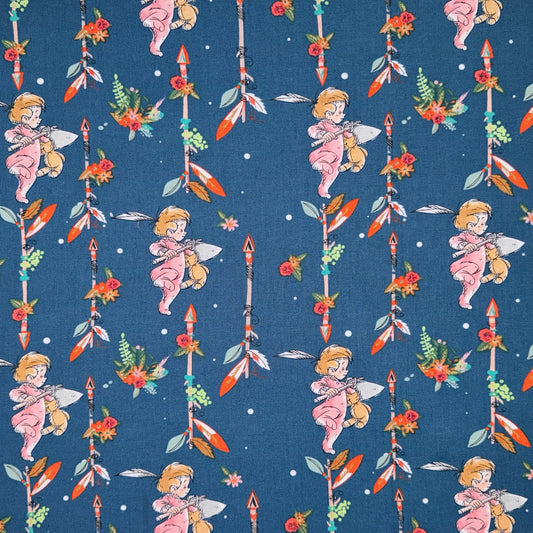 The Lost Boy March Fabric Peter Pan Licensed Disney Cotton