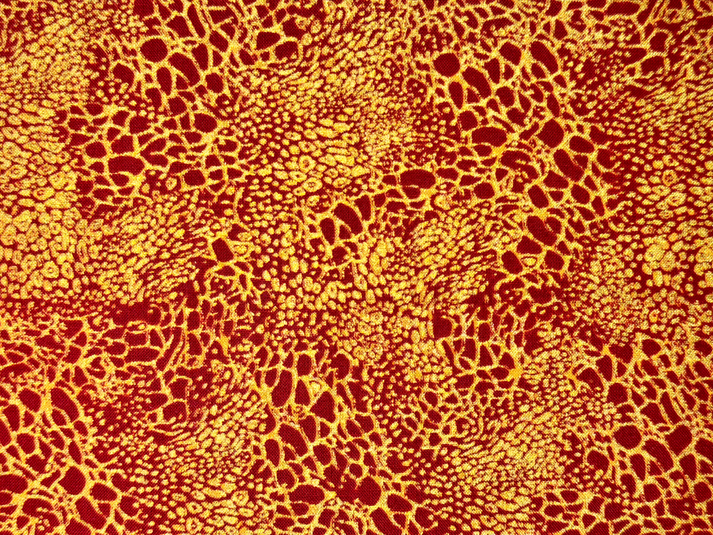 Metallic Gold Snake Reptile Animal Print Cotton Fabric by Dear Stella