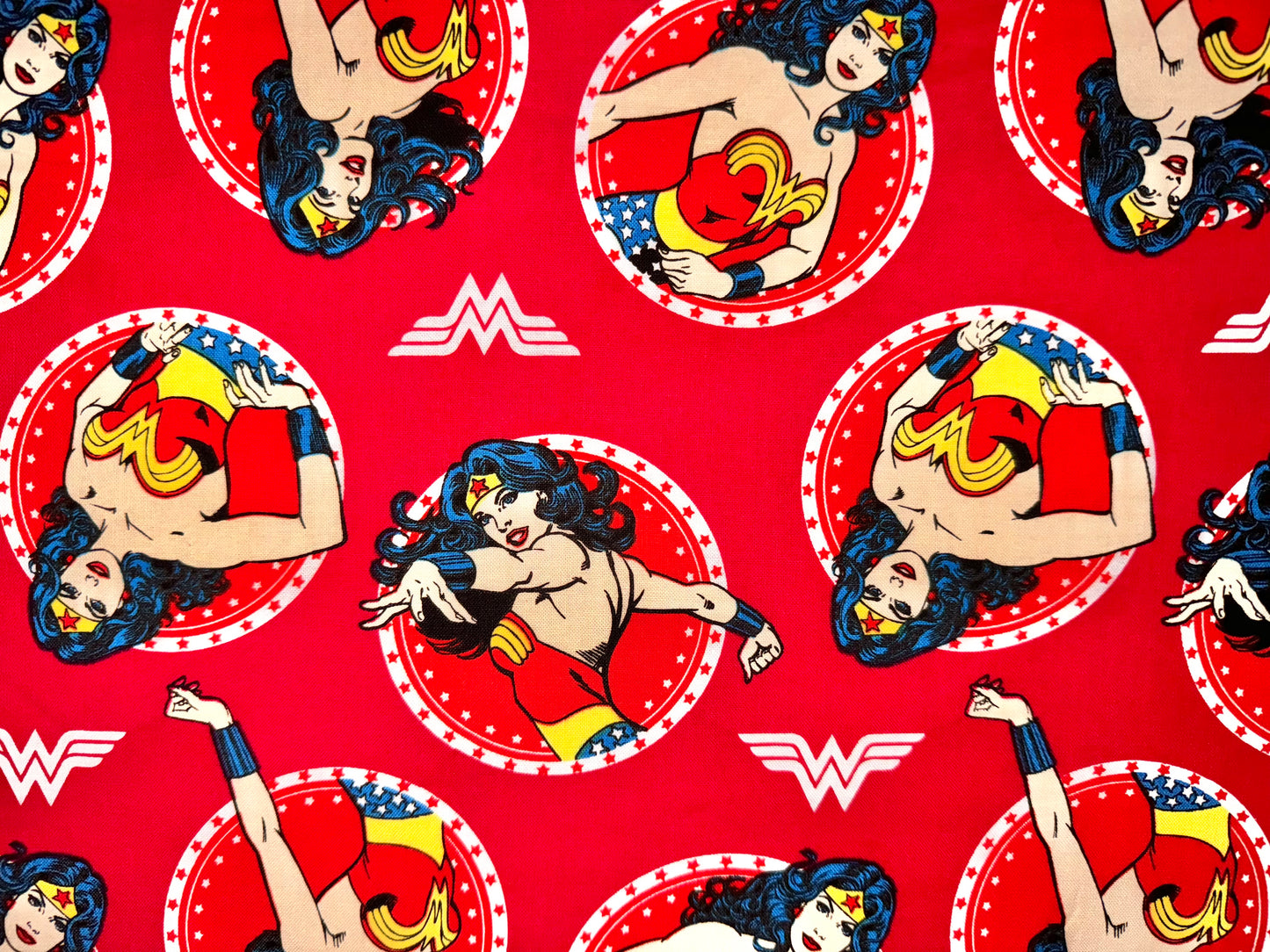 Wonder Woman Cotton Licensed Fabric, DC Comics, Justice League