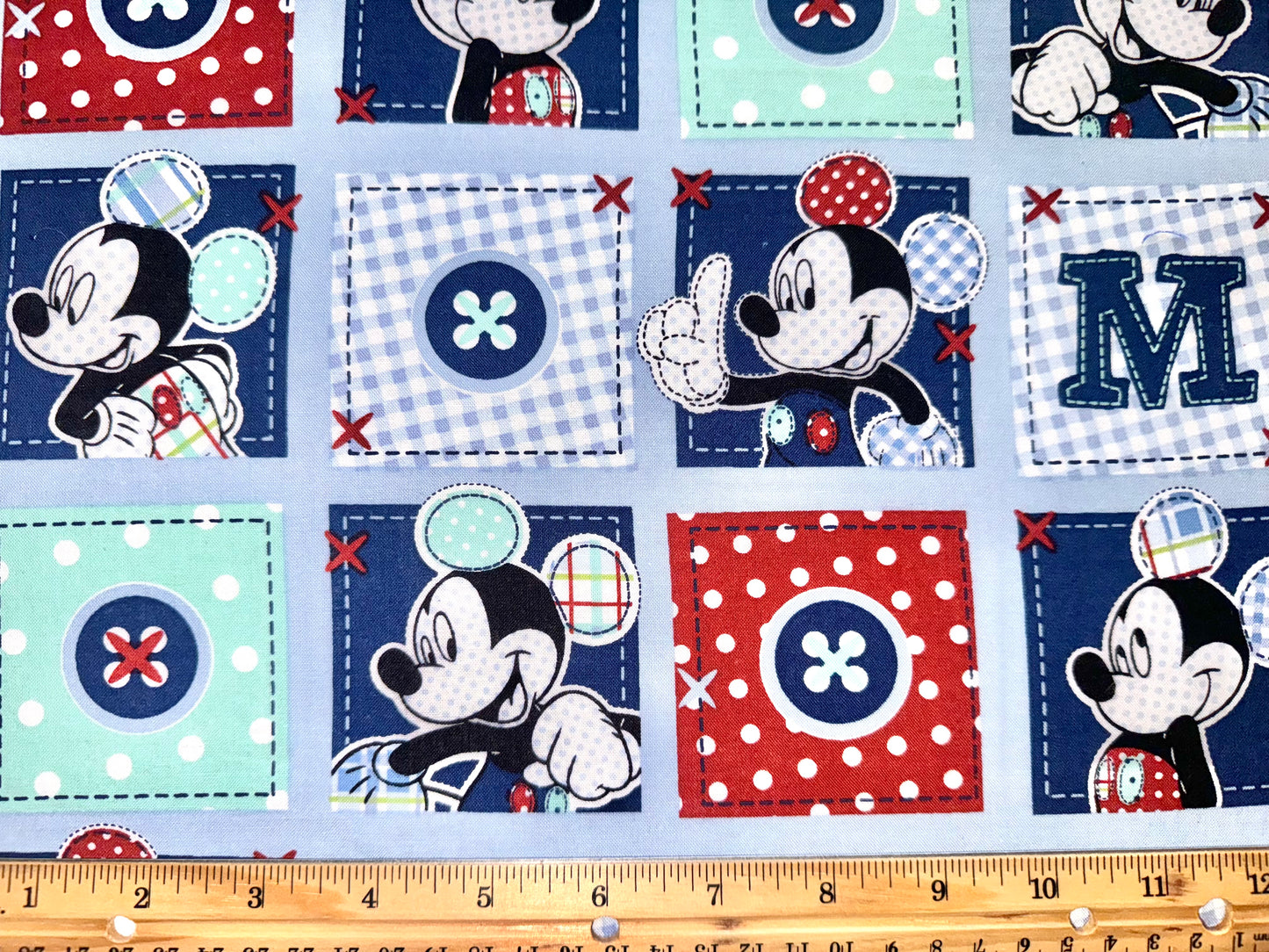 Mickey Mouse Licensed Cotton Fabric by Springs Creative 2011