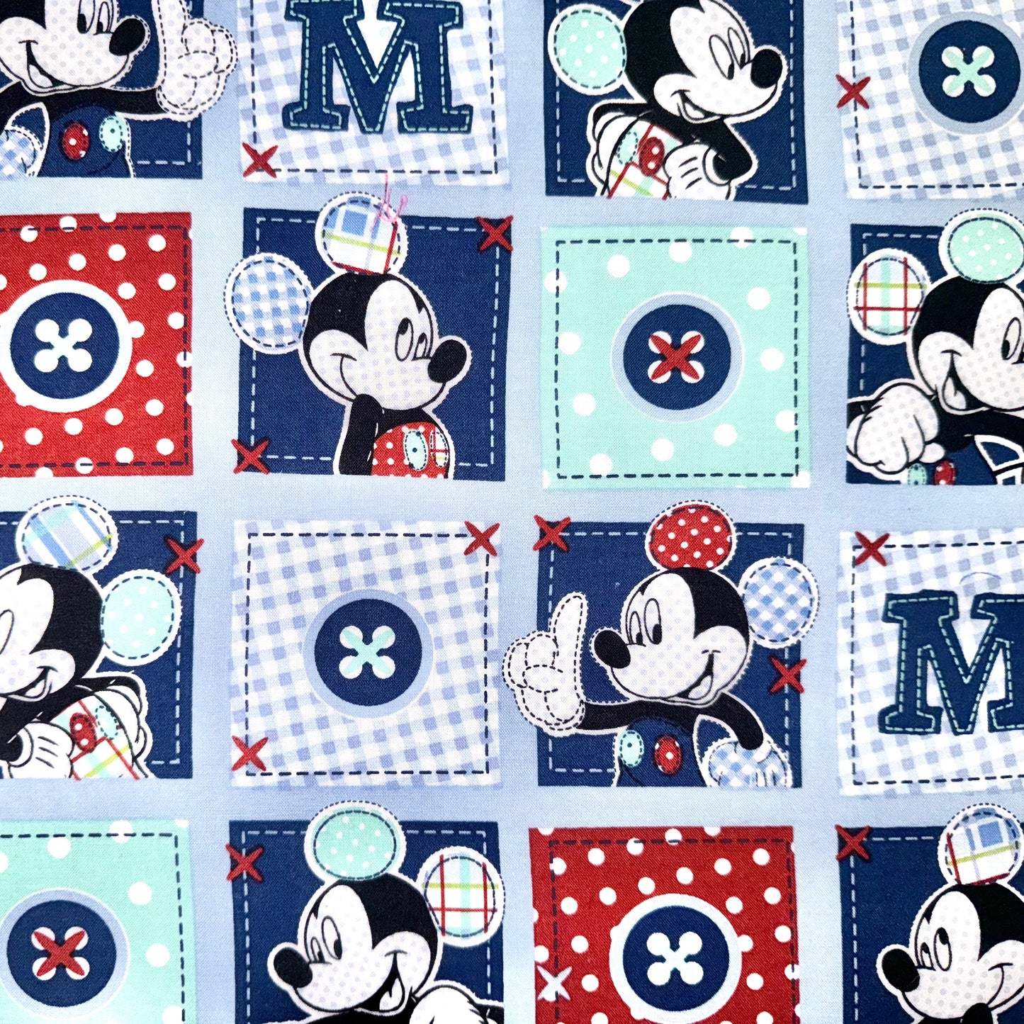 Mickey Mouse Licensed Cotton Fabric by Springs Creative 2011