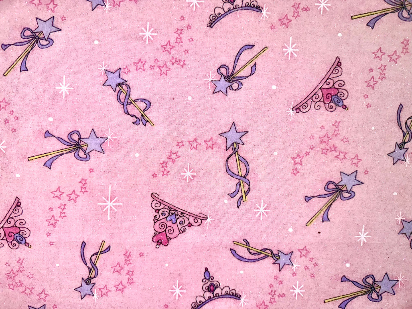 Rare Glitter Ballerina & Princess Cotton Fabric by Fabric Traditions 2009 - Fat Quarter