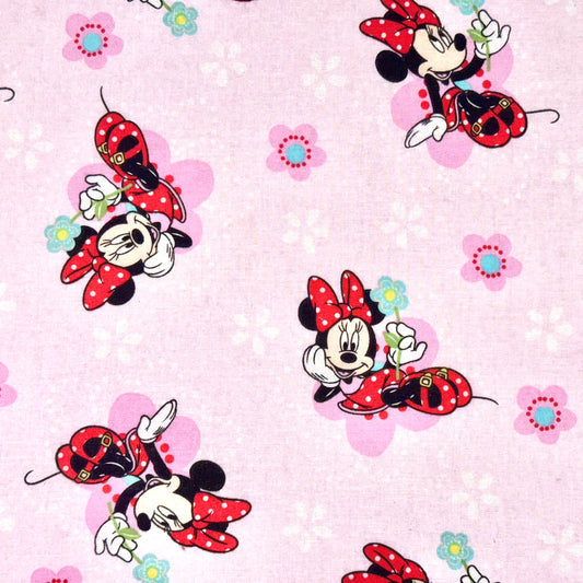 Minnie Mouse Licensed Cotton Fabric by Springs Creative 2011 Disney - Fat Quarter