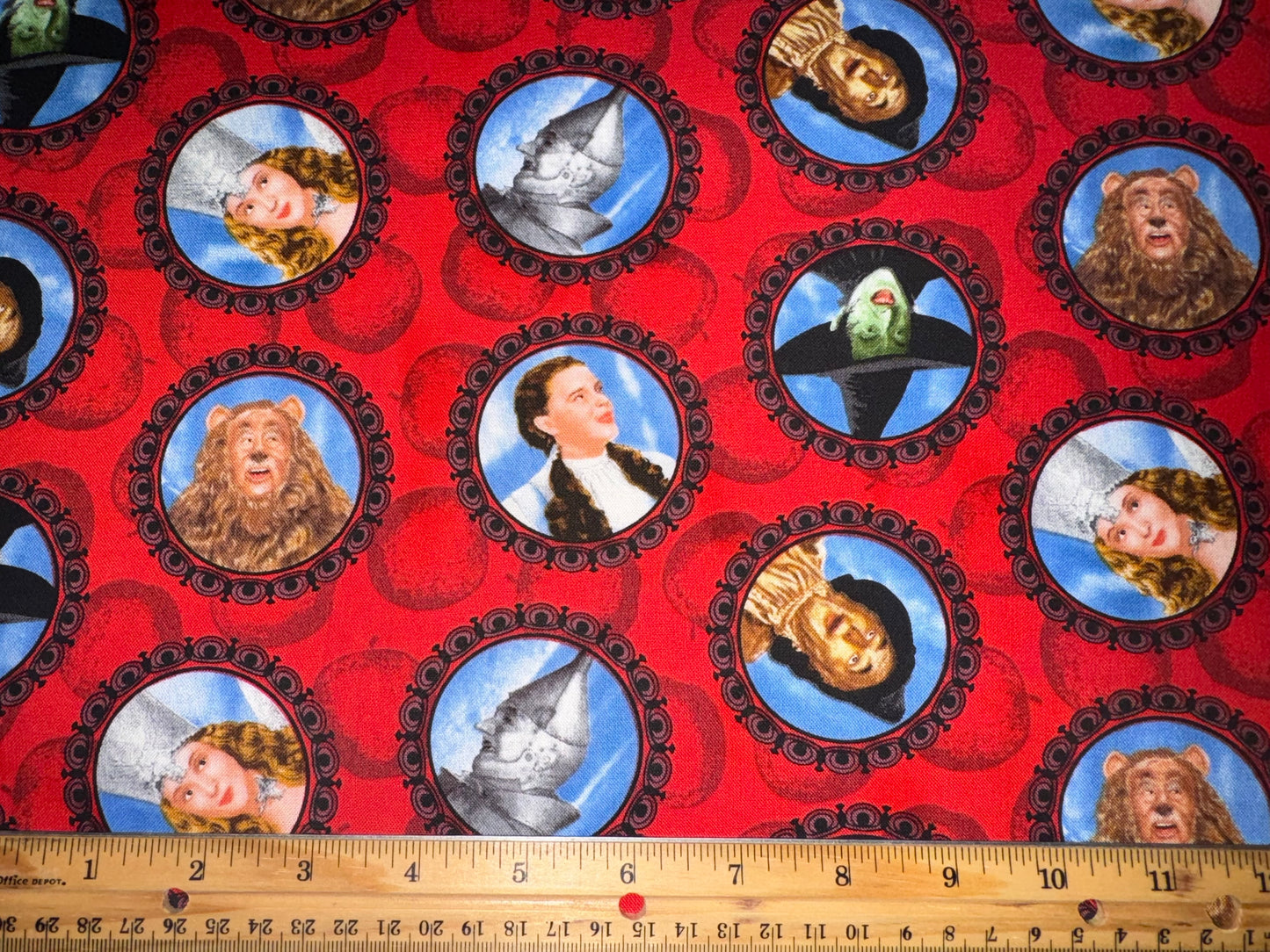 Wizard of Oz Cotton Fabric 70th Anniversary by Quilting Treasures - Fat Quarter