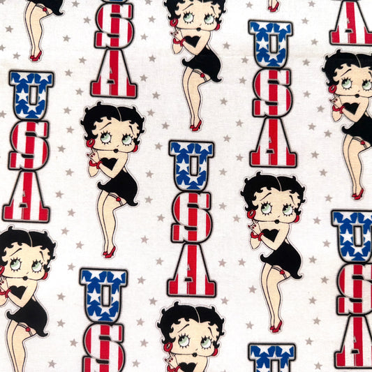 Betty Boop Licensed Fabric by Camelot Studios - Fat Quarter