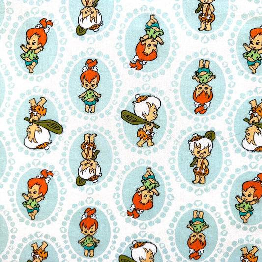 Pebbles & Bamm Bamm Flintstones Fabric Cotton Licensed