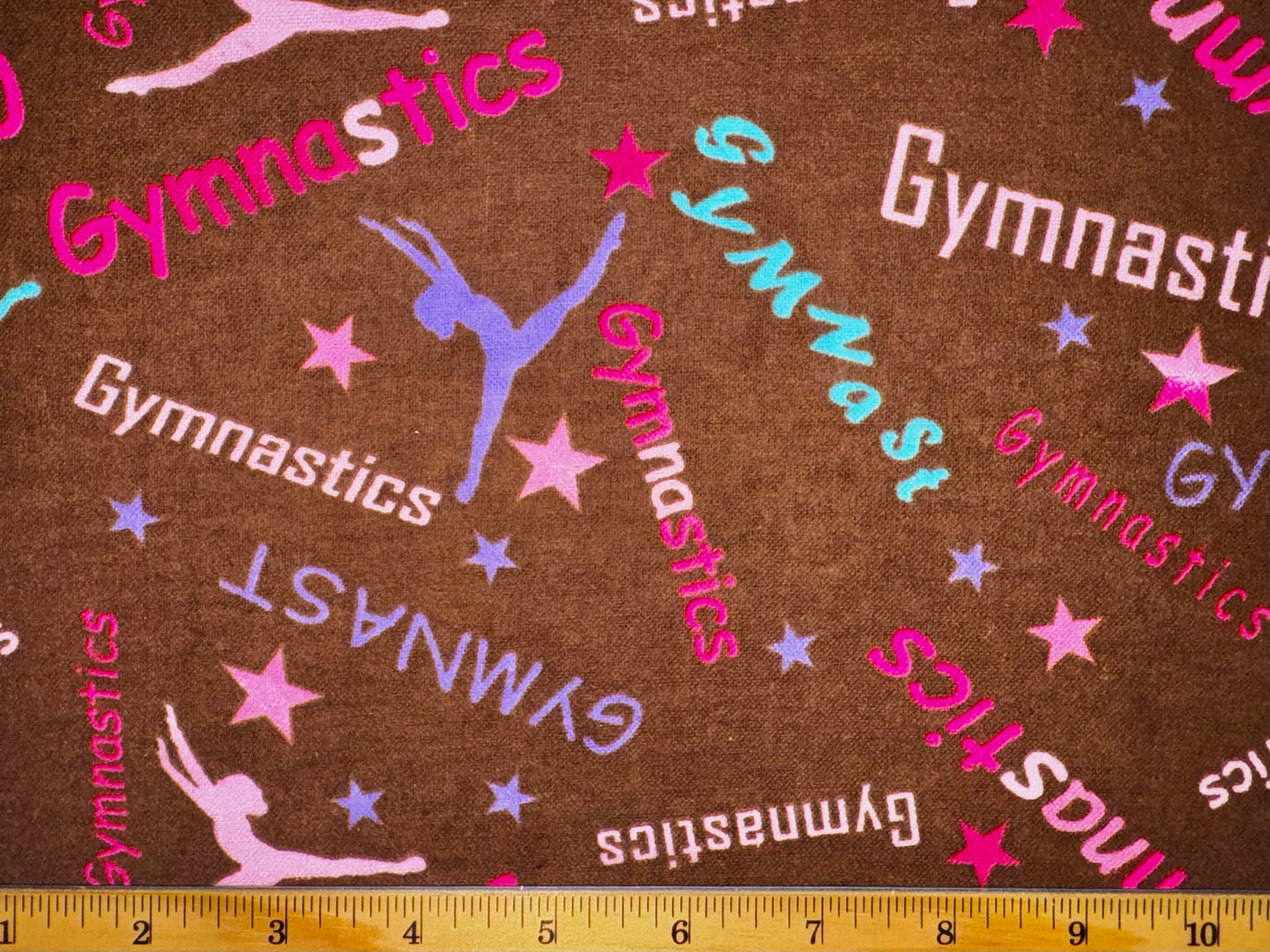 Gymnastics Flannel Fabric Half Yard