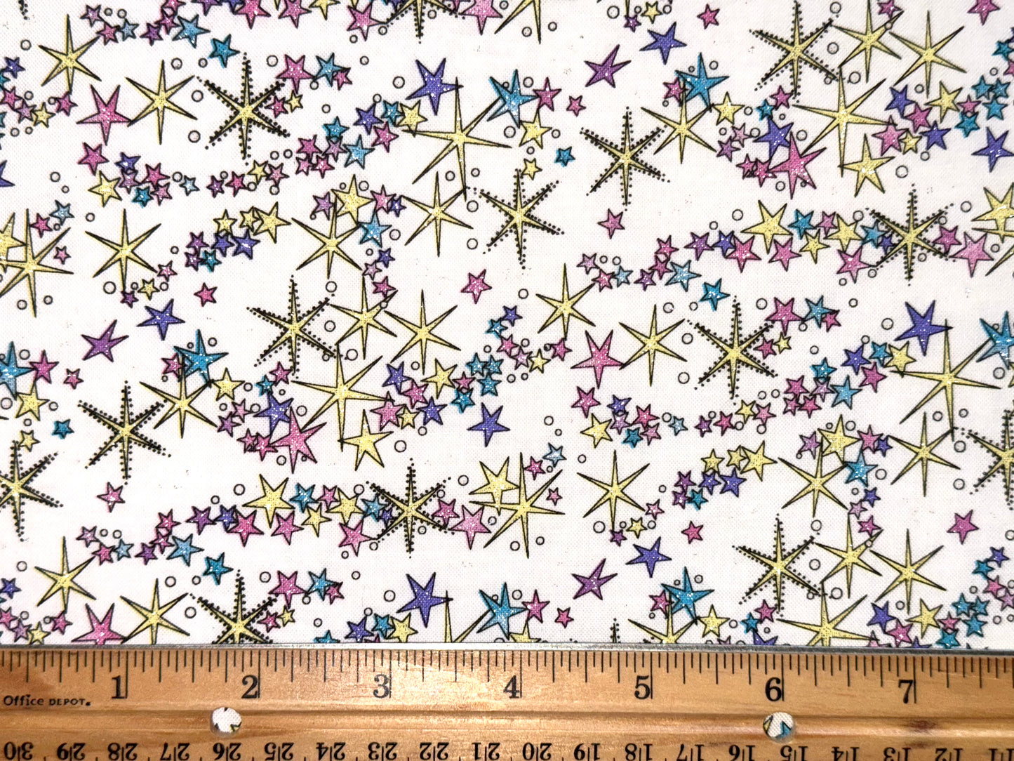 Rare Glitter Fairy Fabric by Lloyds & Braton For Timeless Treasures 2007 - Fat Quarter