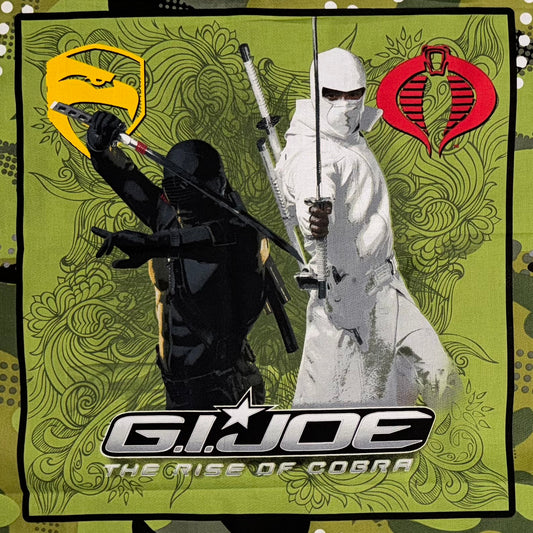 G.I. Joe Licensed Cotton Fabric Two Sided Pillow Panel by Hasbro 2009