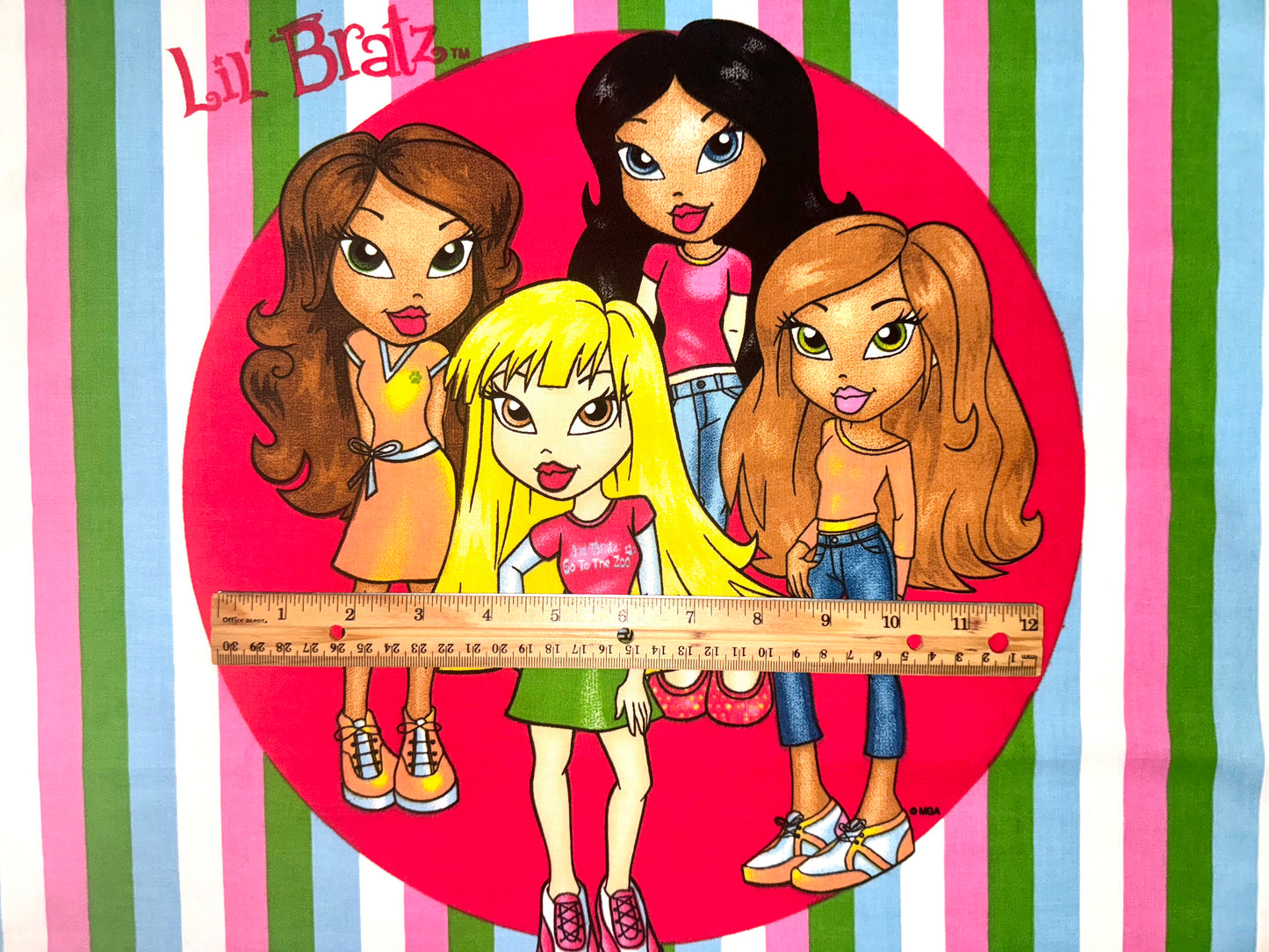 Bratz Doll Licensed Fabric Panels 18x21.5 inch