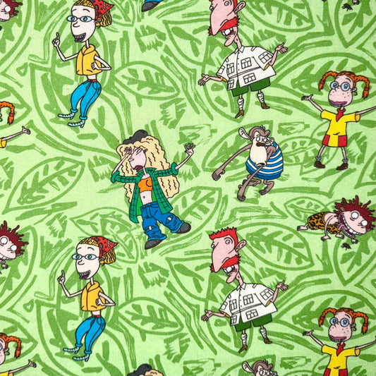 The Wild Thornberry’s Fabric, Into The Jungle Cotton Licensed